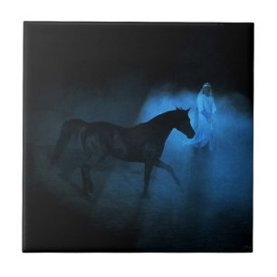 Cavalo e traine árabes