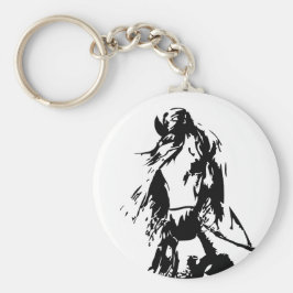 Cavalo em Chaveiro de Botão Halter