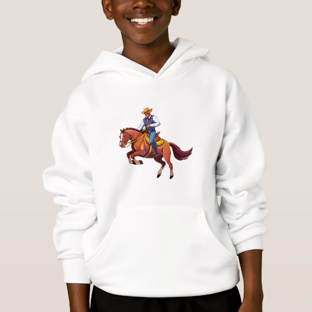 Cavalo empinando com o homem (Frente)
