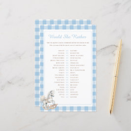 Cavalo Fogueiro Ela Faria Um Jogo De Chá de fralda