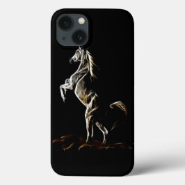 Cavalo Fractal Branco