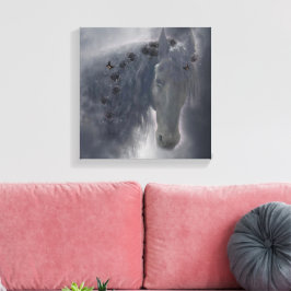 Cavalo Frísia - Canvas