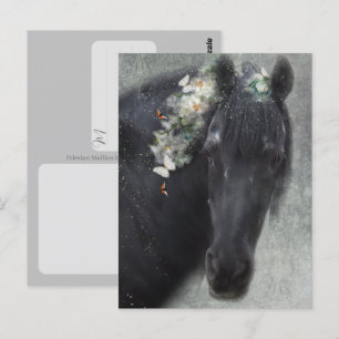 Cavalo Frísio - Cartão Postal