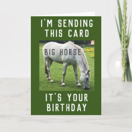 Cavalo Grande É Seu Cartão De Aniversário