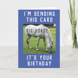 Cavalo Grande É Seu Cartão De Aniversário