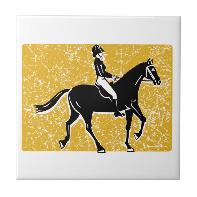 Cavalo Inglês e Cavaleiro (Frente)