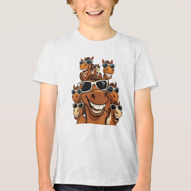 Cavalo legal com Camiseta-T (Frente)