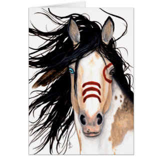 Cavalo majestoso pelo cartão de BiHrLe