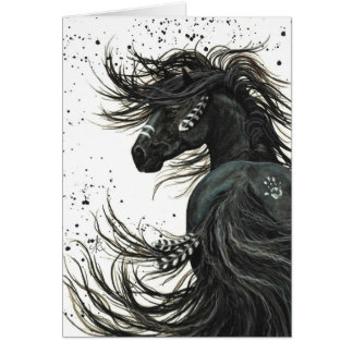 Cavalo majestoso pelo cartão de BihrLe