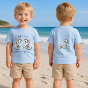 Cavalo Marinho Bebê Praia Oceano Personalizado