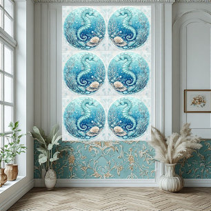 Cavalo-Marinho Costeiro Corais Oceânicos Decoração