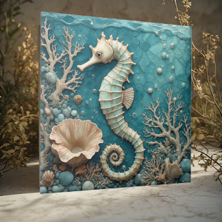 Cavalo-Marinho Costeiro de Luxo Pérola Coral Ocean