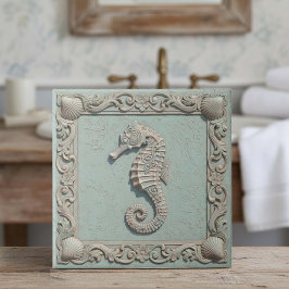 Cavalo-Marinho Trompe L'oeil Vida Marinha ID1190g