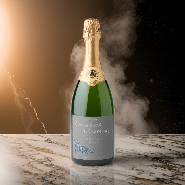 Cavalo Místico de Aquarela QUALQUER Festa de anive (Criador carregado)