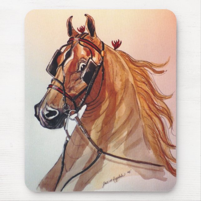 Cavalo Mousepad de Saddlebred (Frente)