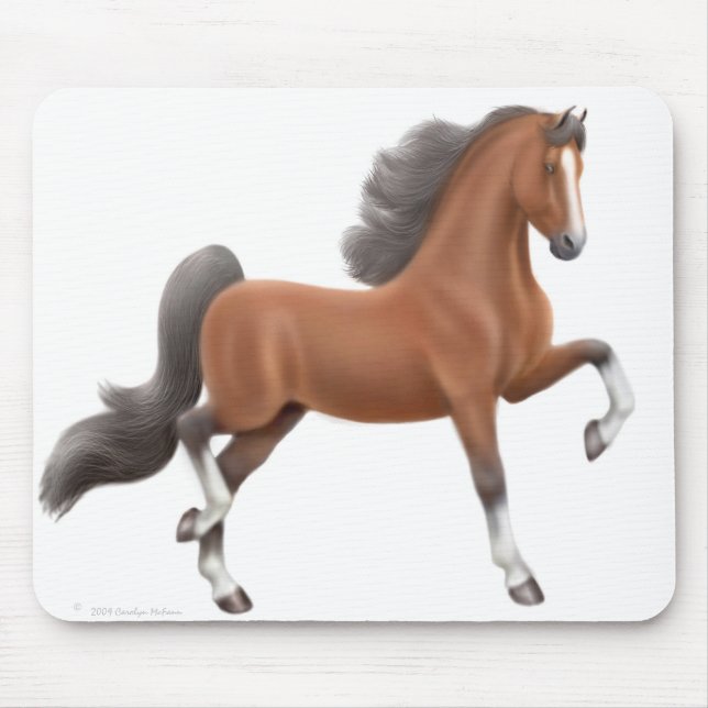 Cavalo Mousepad de Saddlebred do americano (Frente)