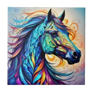 Cavalo multicolorido 22 colorido