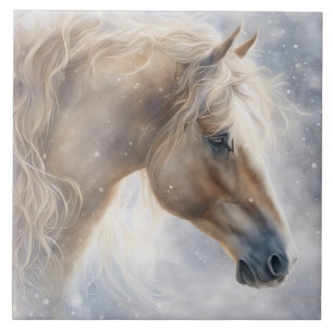 Cavalo na Neve Artística