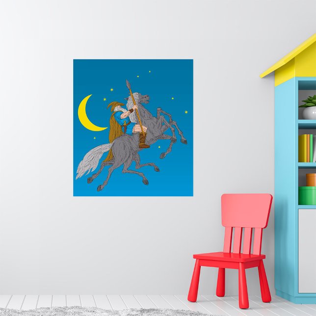 Cavalo Na Poster Do Céu (Criador carregado)