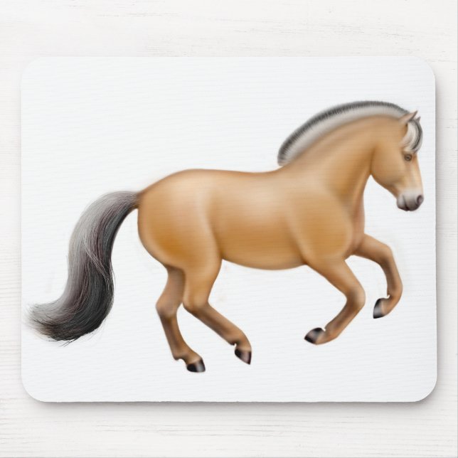 Cavalo norueguês Mousepad do fiorde (Frente)