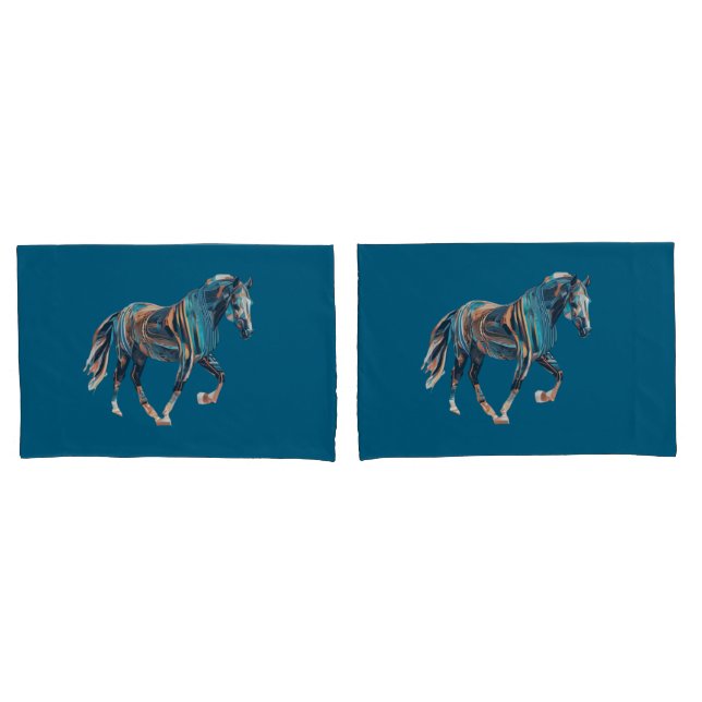 Cavalo Pillowcase (Frente - conjunto)