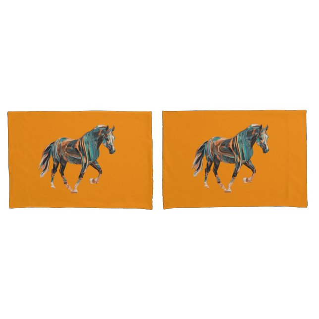 Cavalo Pillowcase (Frente - conjunto)