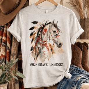Cavalo Pintado Selvagem Bravo Indomável