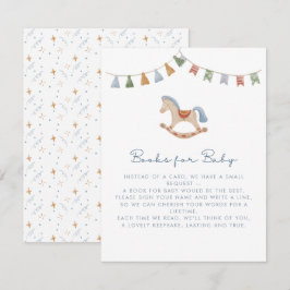 Cavalo Rochado de Aquarela, Livros para Cartão Beb