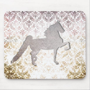 Cavalo roxo bonito Mousepad de Saddlebred