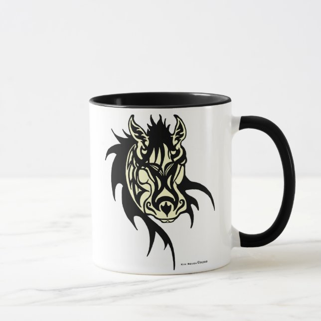 Cavalo tribal - caneca (Direita)
