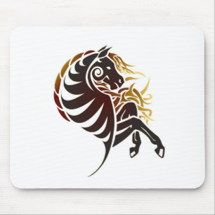 Cavalo tribal Mousepad