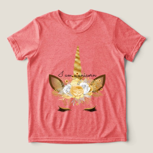 Cavalo Unicórnio Dourado (Design frontal)