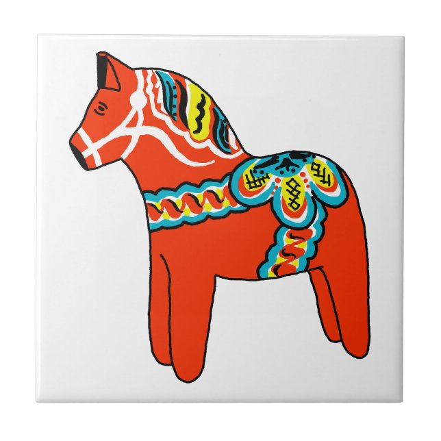Cavalo vermelho de Dala (Frente)