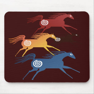 Cavalos antigos Mousepad