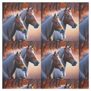 Cavalos Brumby Castanhos E Brancos, Tecidos