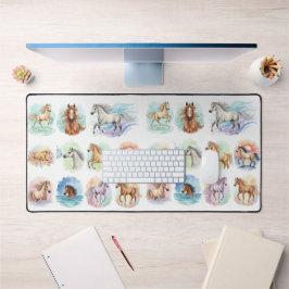 Cavalos de Aquarela