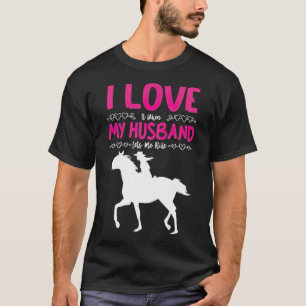 Cavalos de cavalo dizendo equitação, camisa de cav