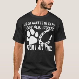 Cavalos de cavalo dizendo equitação, camisa de cav