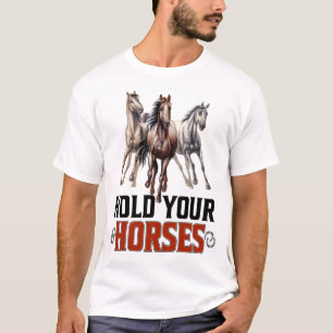 Cavalos, Diversão Dizendo Camisa