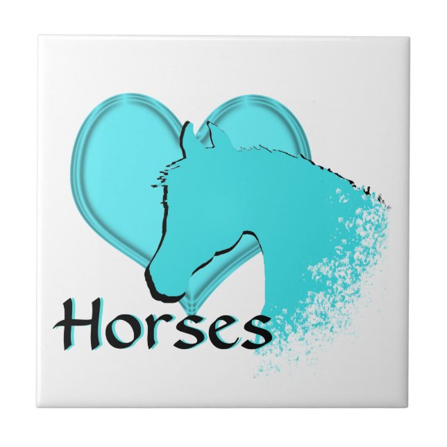 Cavalos do Coração III (aqua) (Frente)