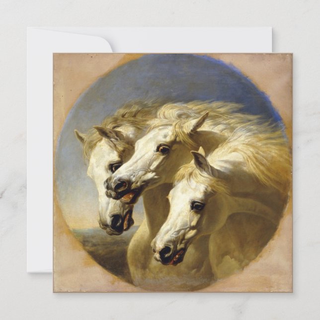 Cavalos do Faraó 1848 JF Herring, Cartão Sr de Alt (Frente)