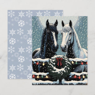  Cavalos Festivos   Álbum de Recortes de Natal 