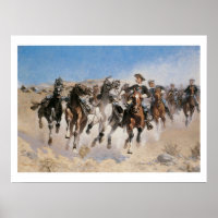 Cavalos Fugidos Impressão