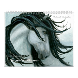 Cavalos Majestosos Por Calendário De Bihrle