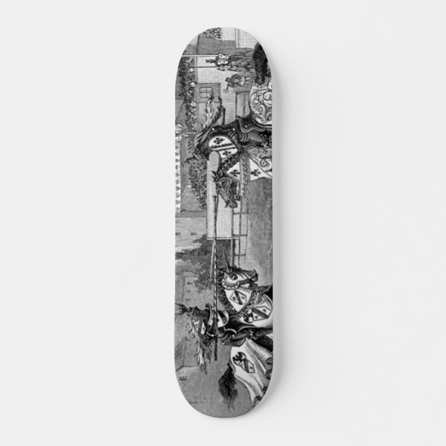 Cavalos Medievais Jousting Skateboard (Frente)
