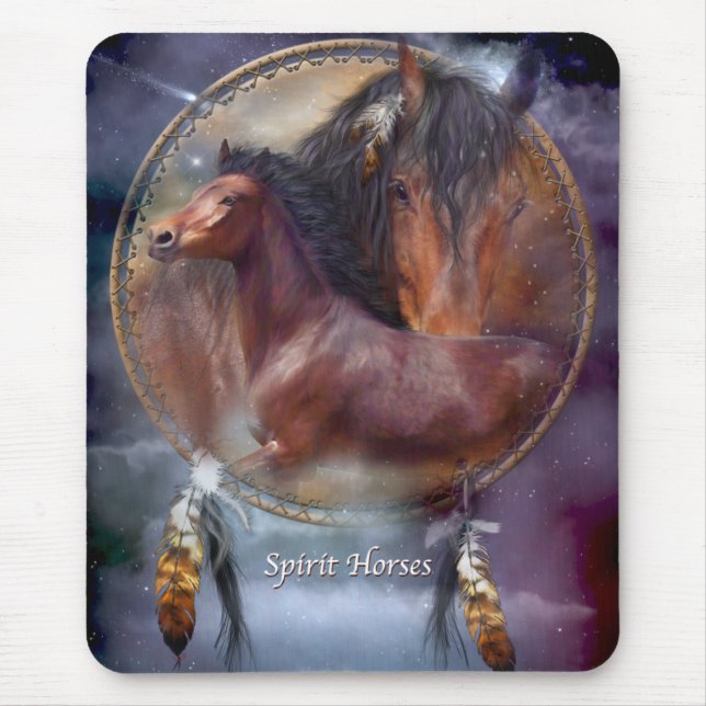 Cavalos Mousepad do espírito (Frente)