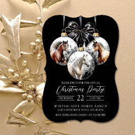 Cavalos negros e ouro Natal