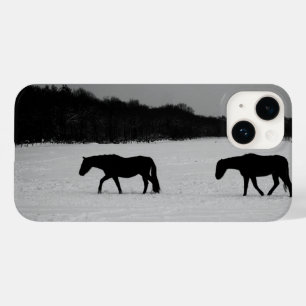 Cavalos no iphcnm da neve