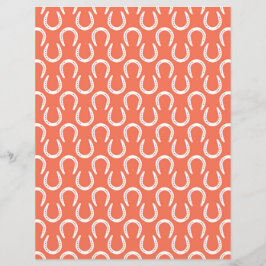 Cavalos-Padrão de Ferradura Branca Laranja Diversã