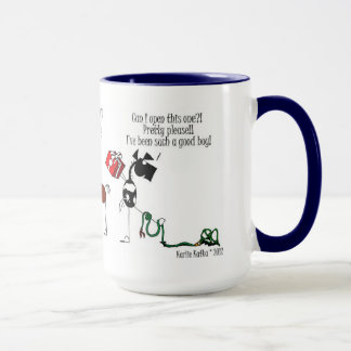 Cavalos que abrem a caneca dos desenhos animados